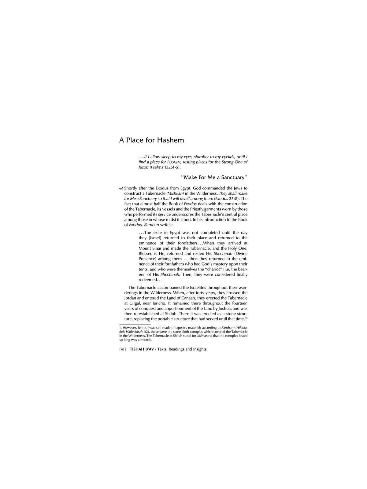 Tishah B'av: Texts, Readings, And Insights - Hardc | Books | Judaica