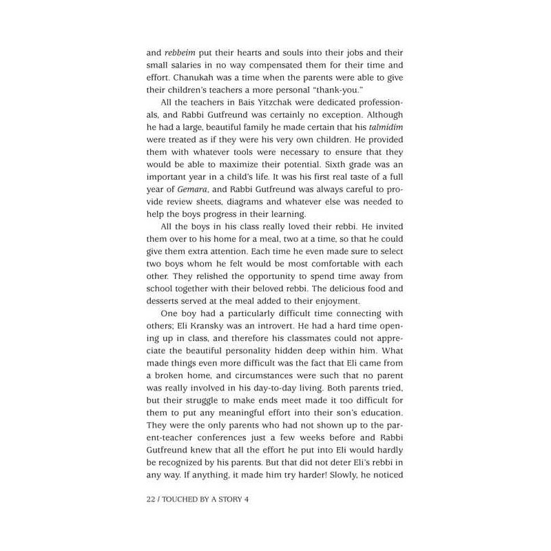 Touched By A Story 4 - Hardcover | Books | Judaica