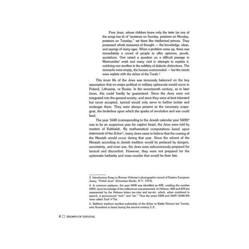 Triumph of Survival - Compact Size | Books | Judaica