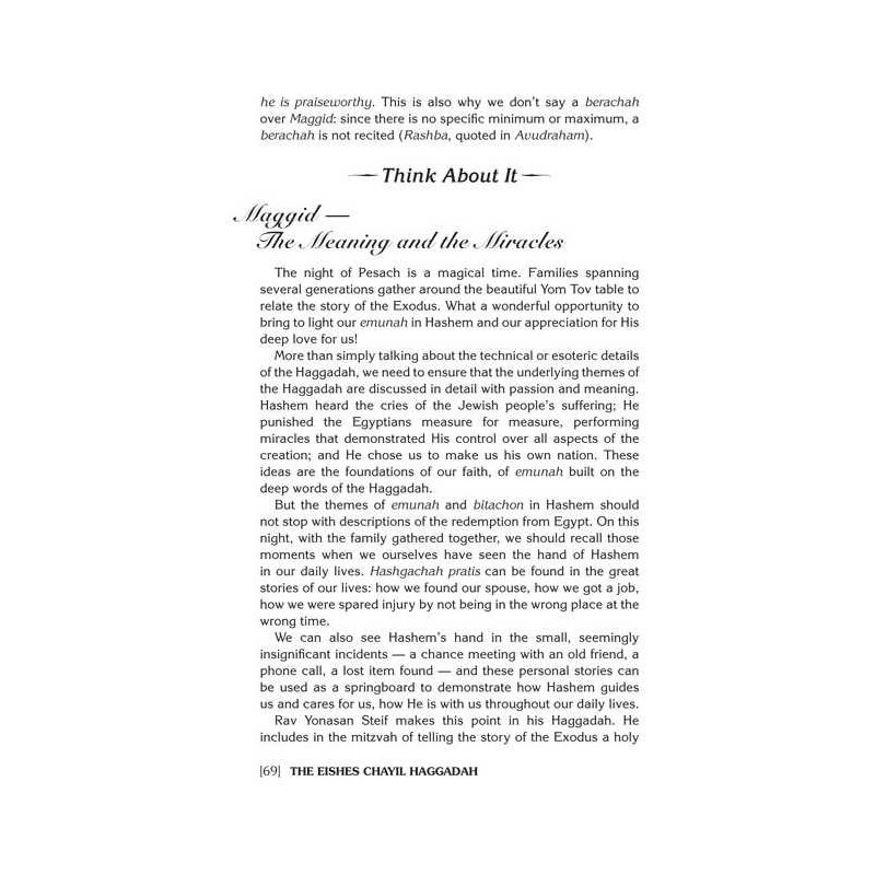 The Eishes Chayil Haggadah | Passover | Judaica