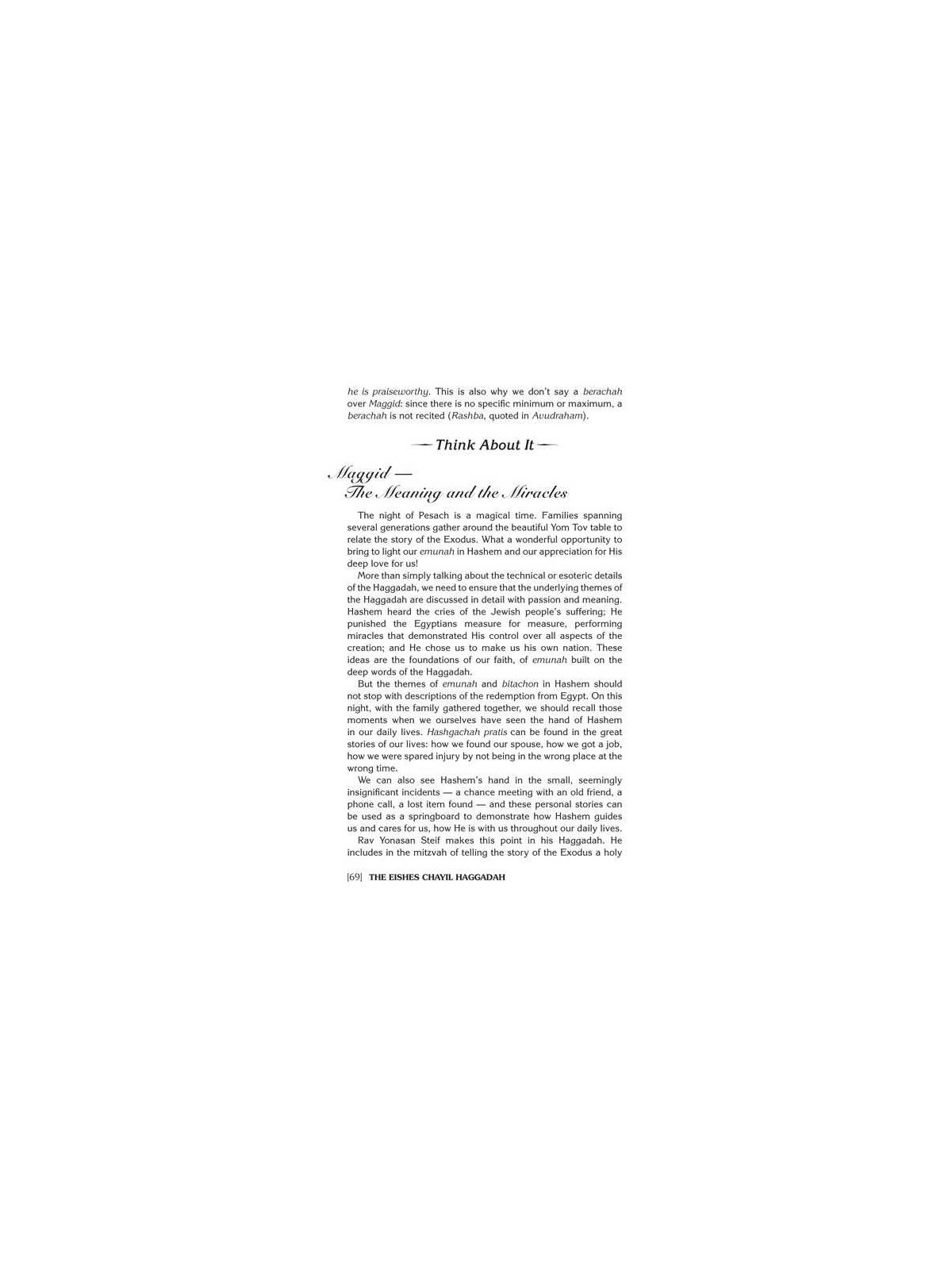 The Eishes Chayil Haggadah | Passover | Judaica