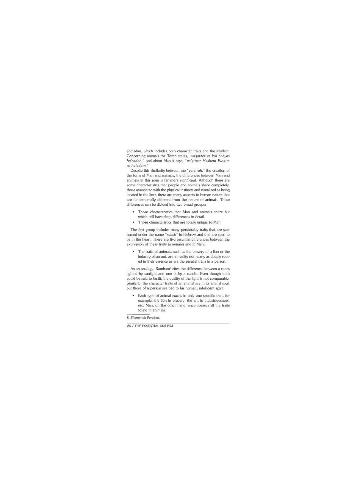 The Essential Malbim - Bereishis | Books | Judaica