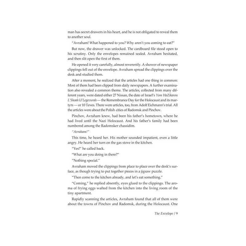 The Envelope - Hardcover | Books | Judaica