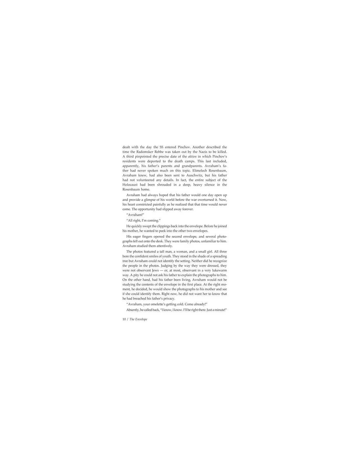 The Envelope - Hardcover | Books | Judaica