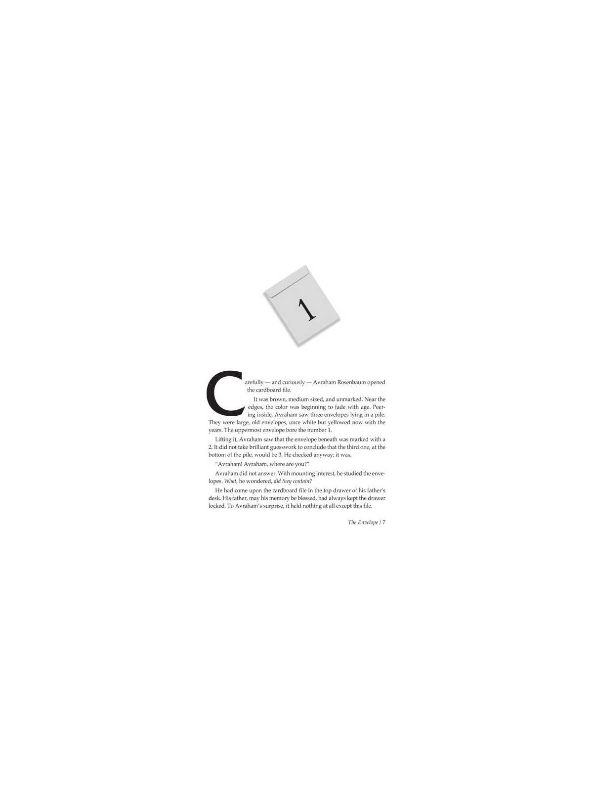 The Envelope - Hardcover | Books | Judaica