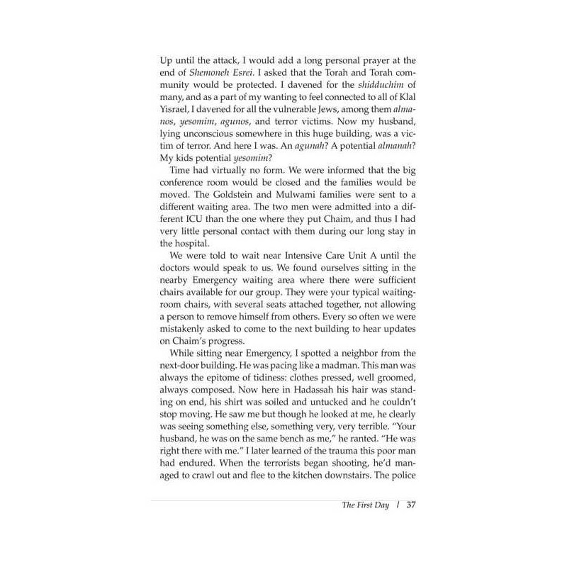 Terror and Emunah in Har Nof | Books | Judaica