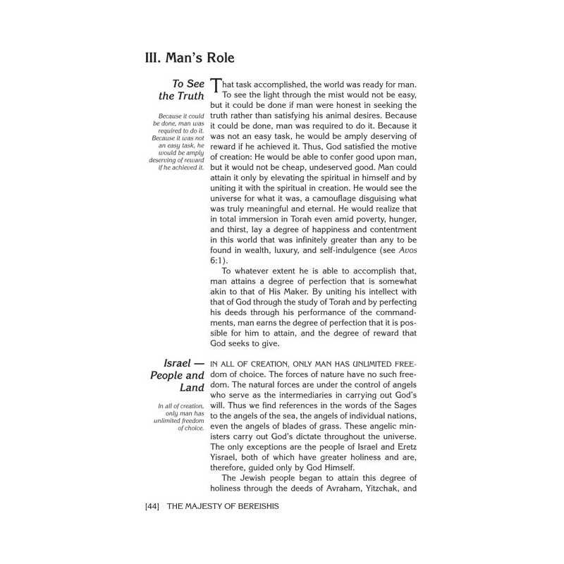 The Majesty of Bereishis | Books | Judaica