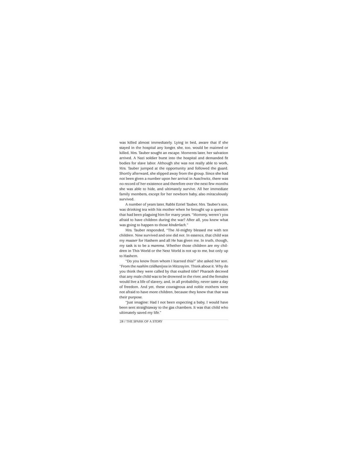 The Spark of a Story | Books | Judaica