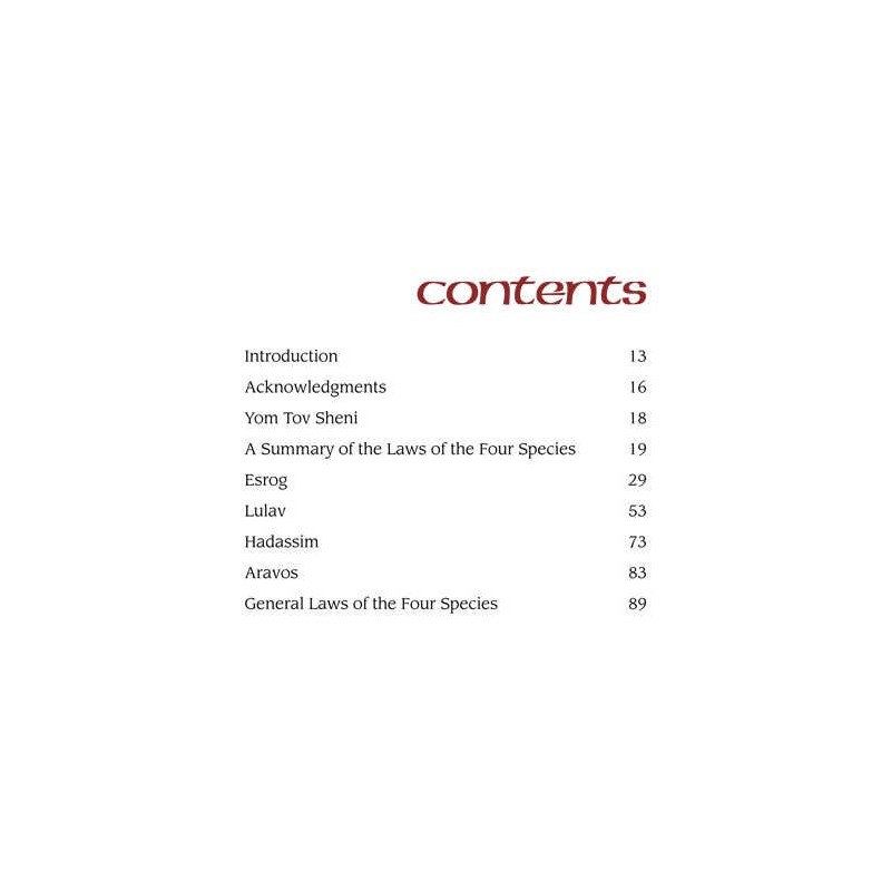 The Lulav and Esrog Handbook - Hardcover | Sukkot | Judaica