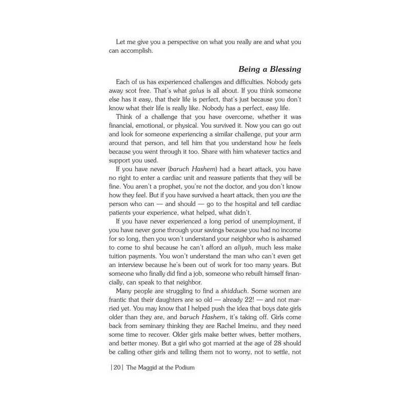 The Maggid at the Podium - Hardcover | Books | Judaica