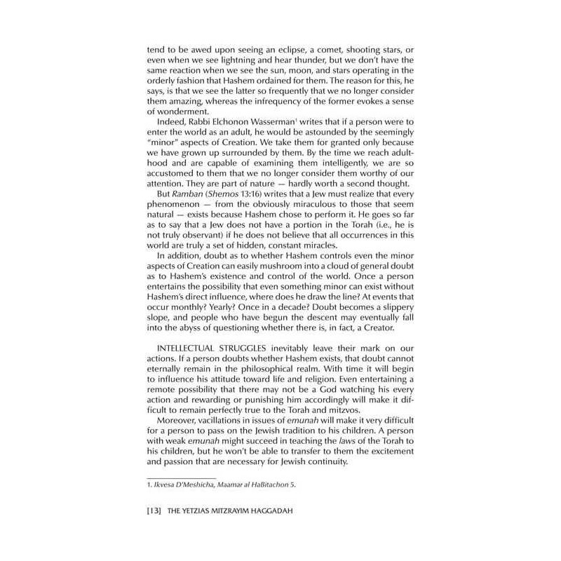 The Yetzias Mitzrayim Haggadah - Hardcover | Passover | Judaica