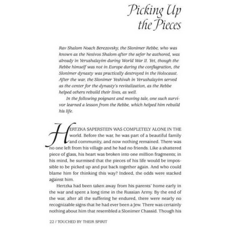 Touched by Their Spirit - Hardcover | Books | Judaica