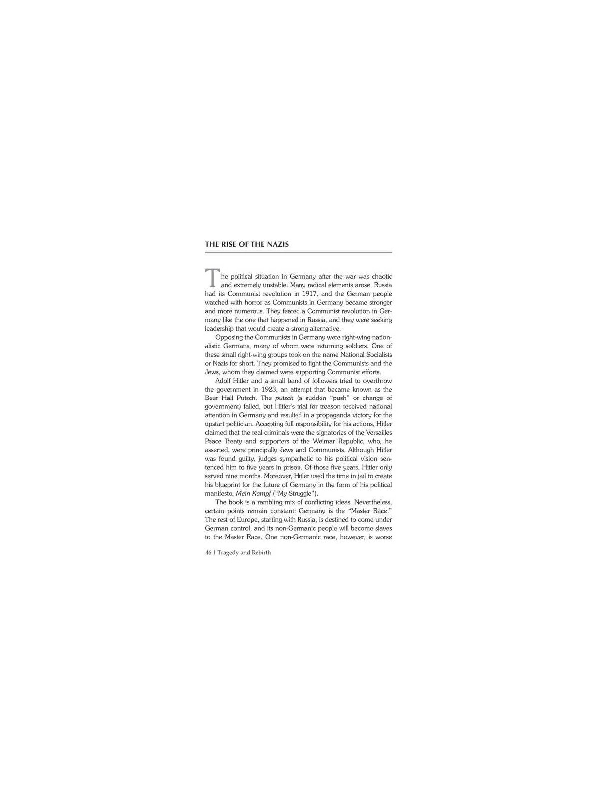 Tragedy and Rebirth - Hardcover | Books | Judaica