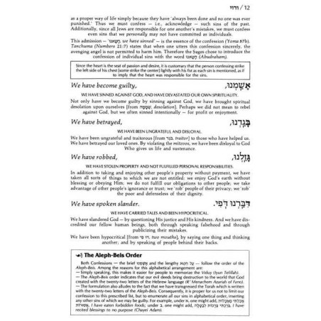 Viduy / Confession - Paperback | Books | Judaica