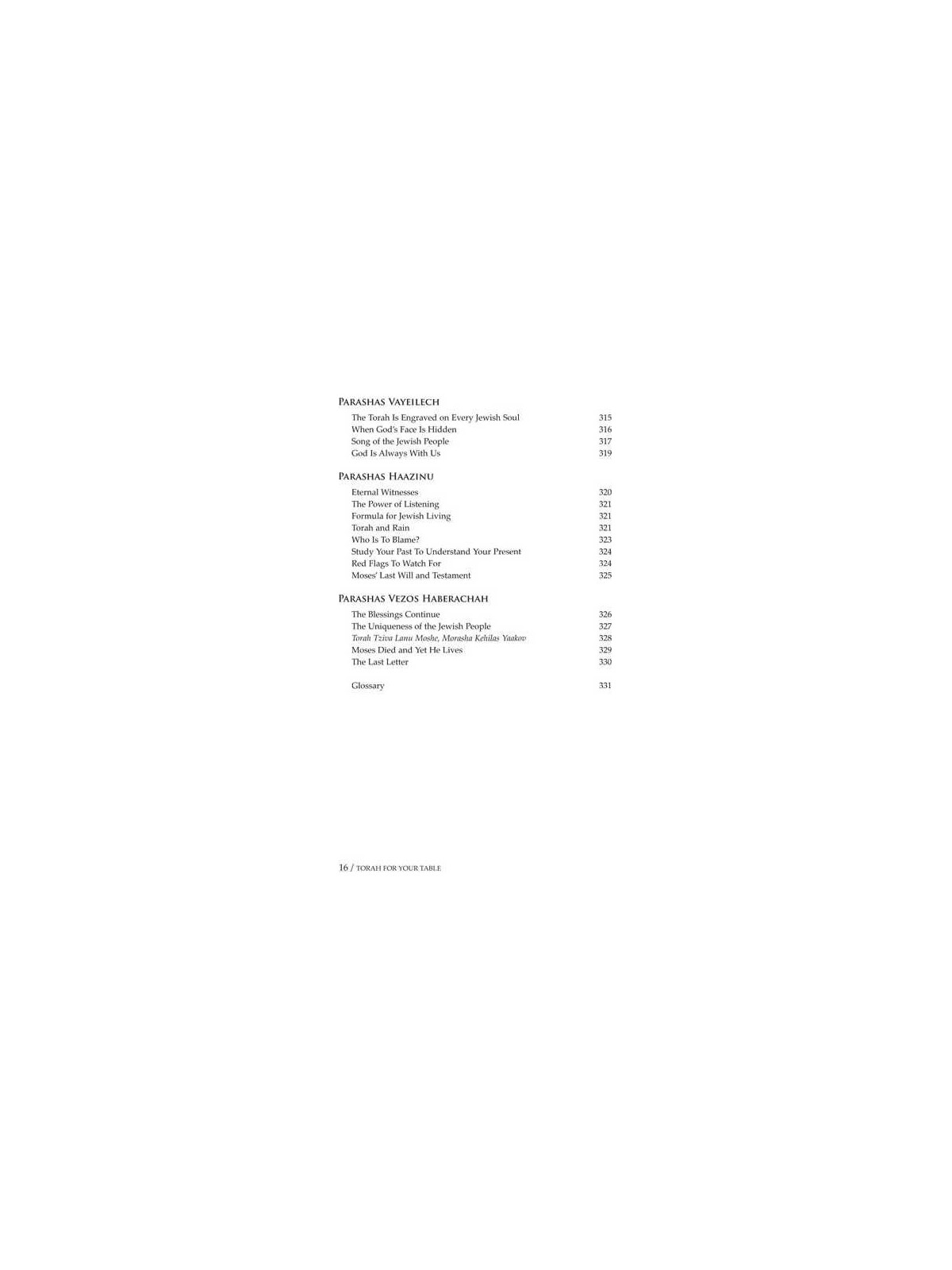 Torah for Your Table - Hardcover | Books | Judaica
