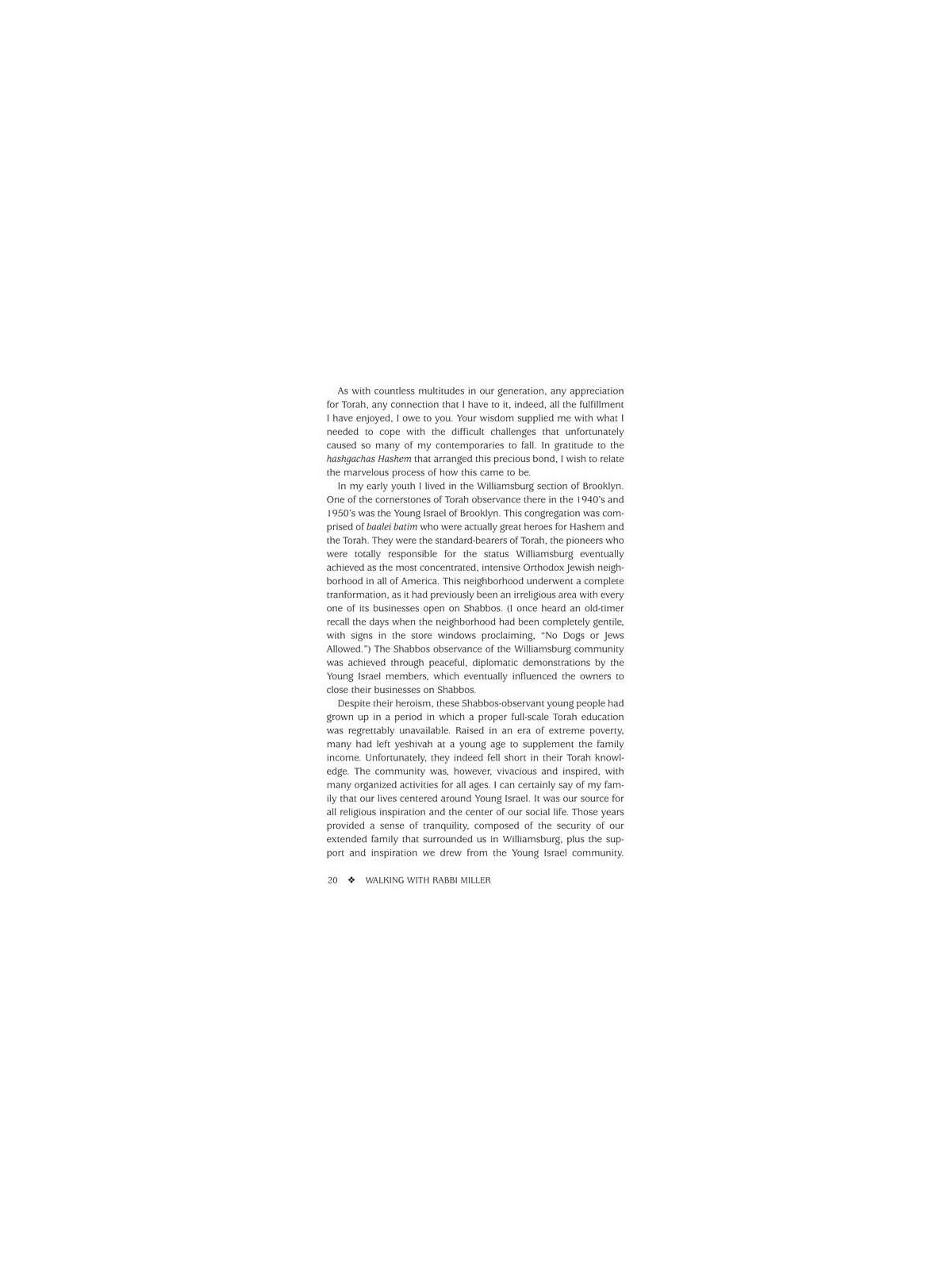 Walking with Rabbi Miller - Hardcover | Books | Judaica