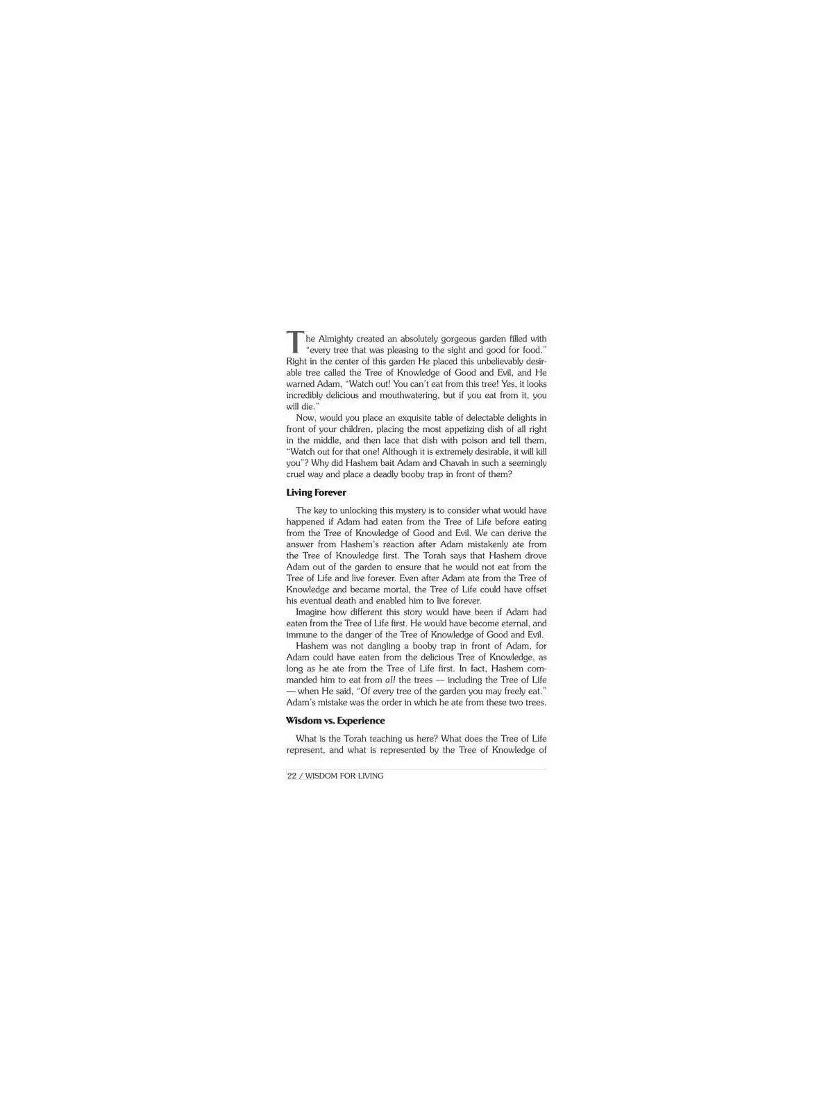 Wisdom for Living | Books | Judaica