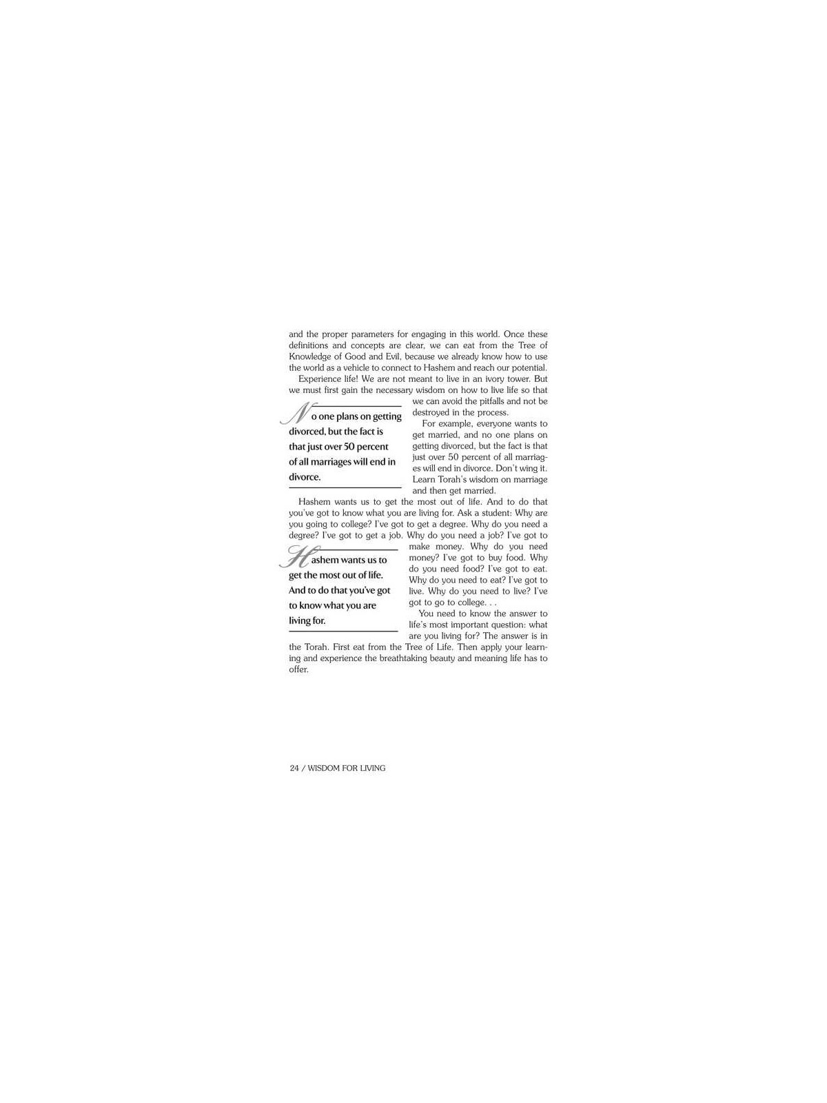 Wisdom for Living | Books | Judaica