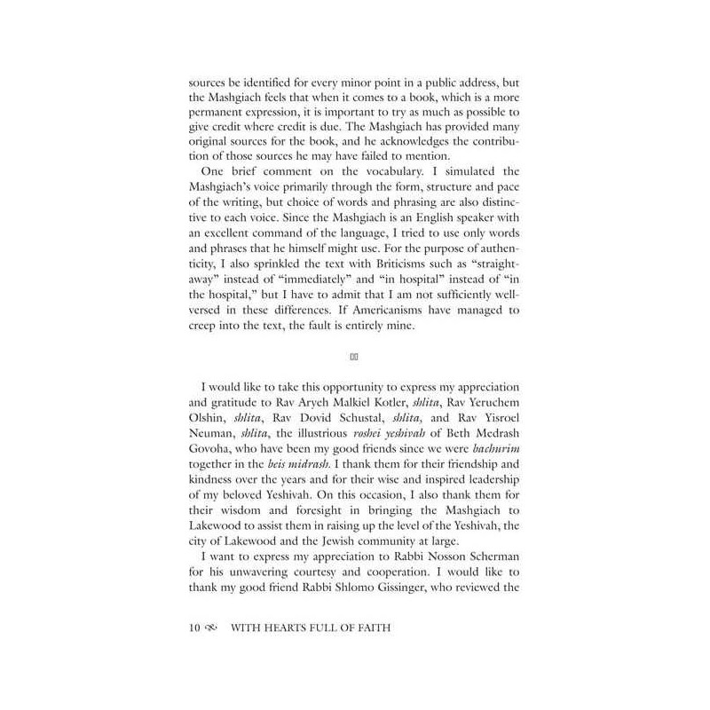 With Hearts Full of Faith - Hardcover | Books | Judaica