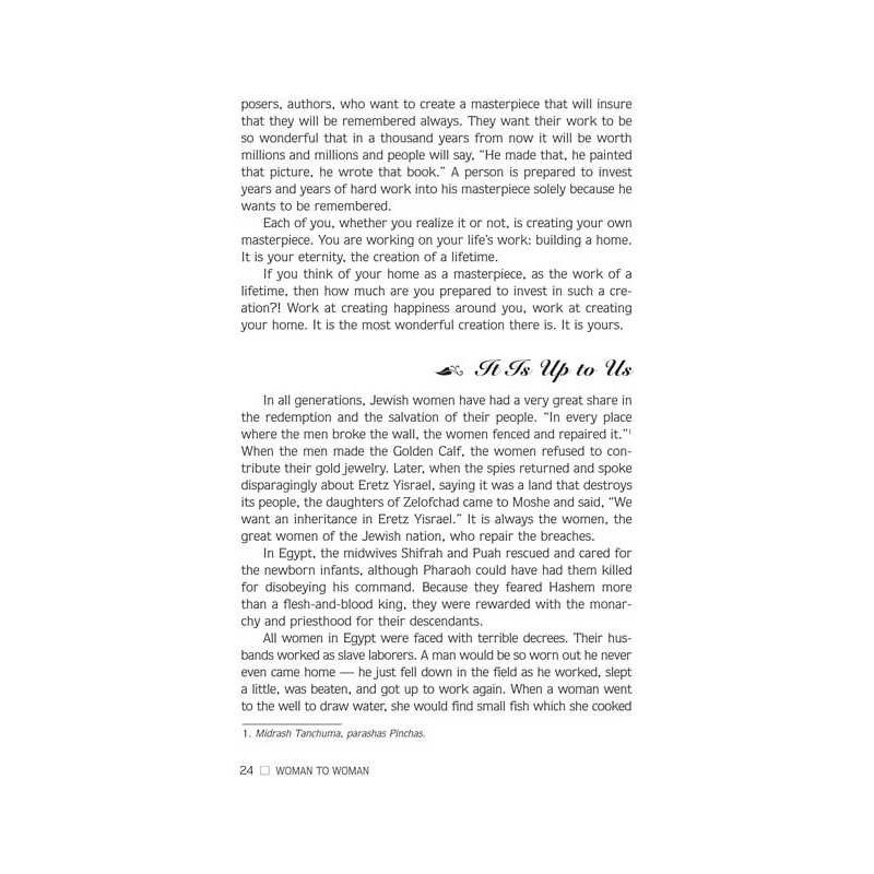 Woman To Woman - Hardcover | Books | Judaica