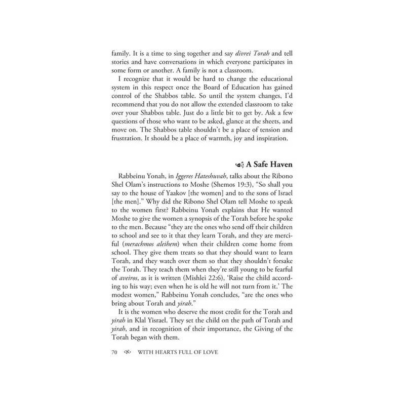 With Hearts Full of Love - Hardcover | Books | Judaica