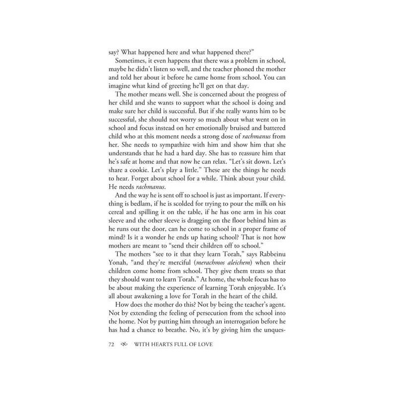 With Hearts Full of Love - Hardcover | Books | Judaica