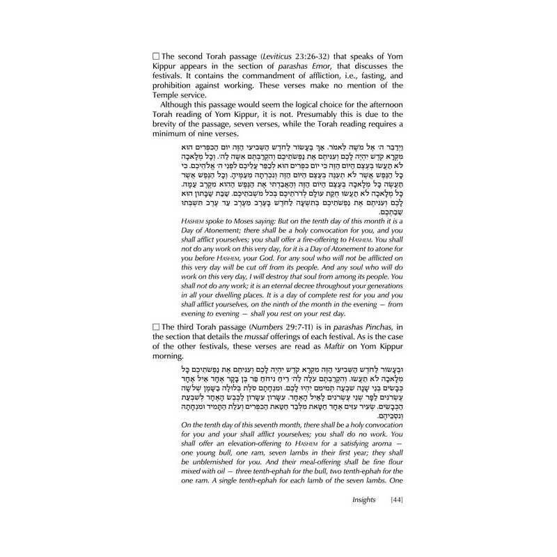 Yom Kippur: Its Significance, Laws, And Prayers -  | Books | Judaica