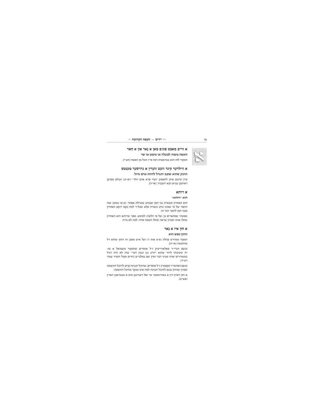 Yiddish - A Holy Language - Gift Size Complete in  | Books | Judaica