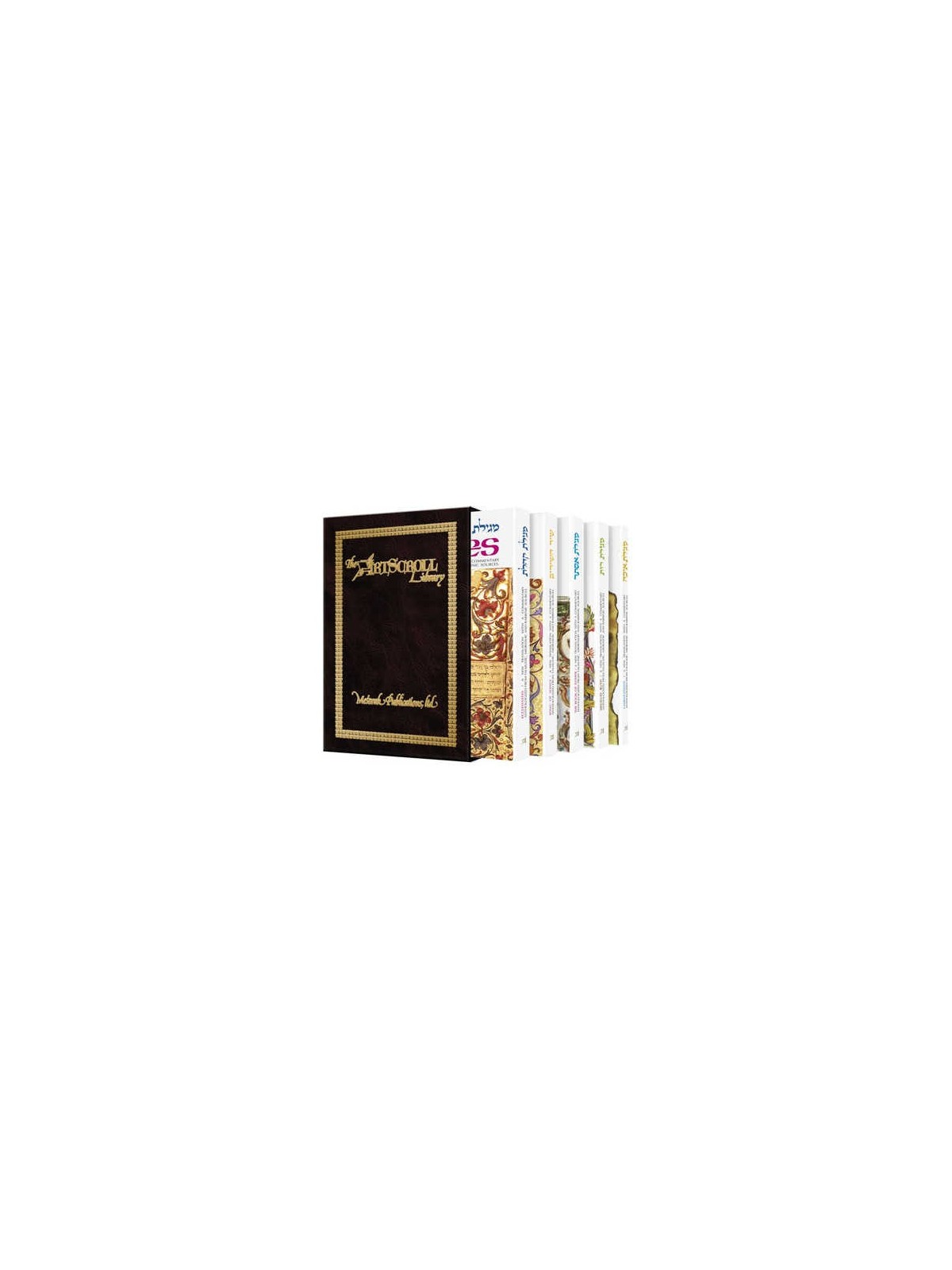 Five Megillos Slipcased Set | Purim | Judaica