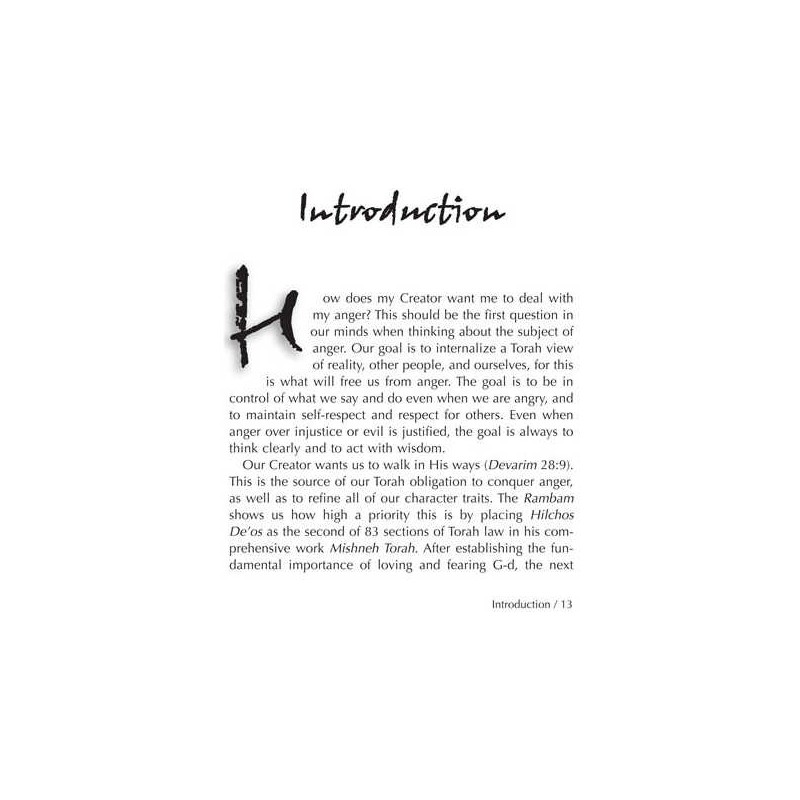 Anger: The Inner Teacher - Hardcover | Books | Judaica