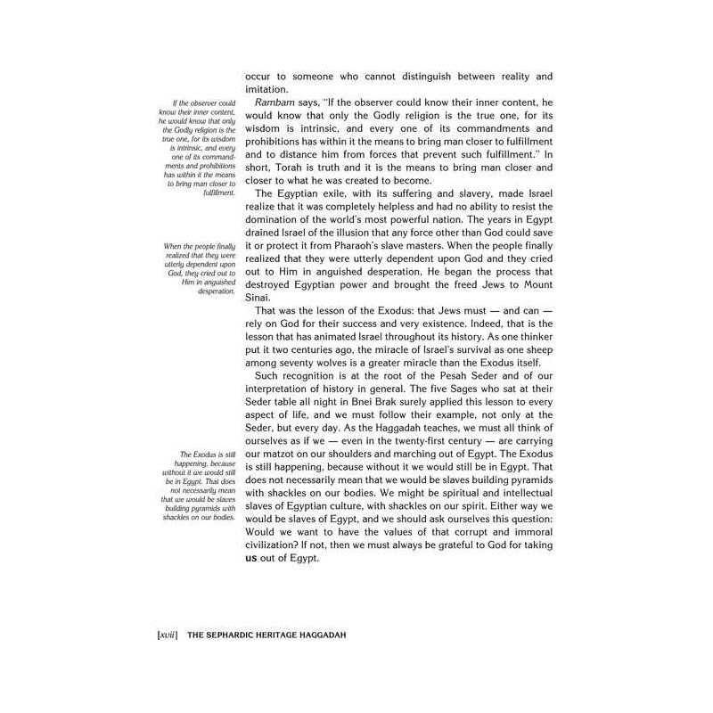 The Sephardic Heritage Haggadah - Hardcover | Passover | Judaica