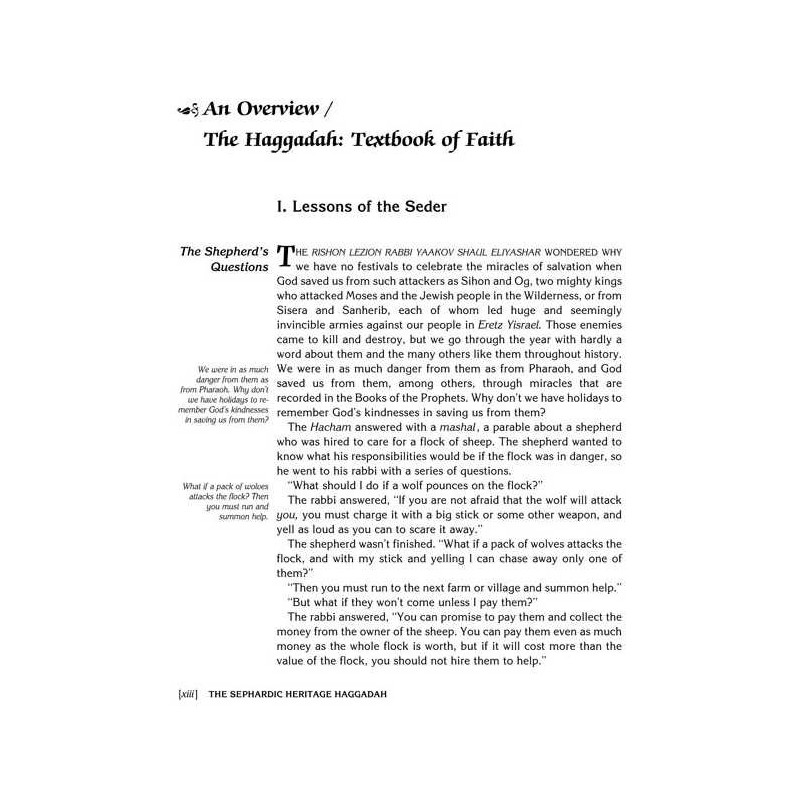 The Sephardic Heritage Haggadah - Hardcover | Passover | Judaica