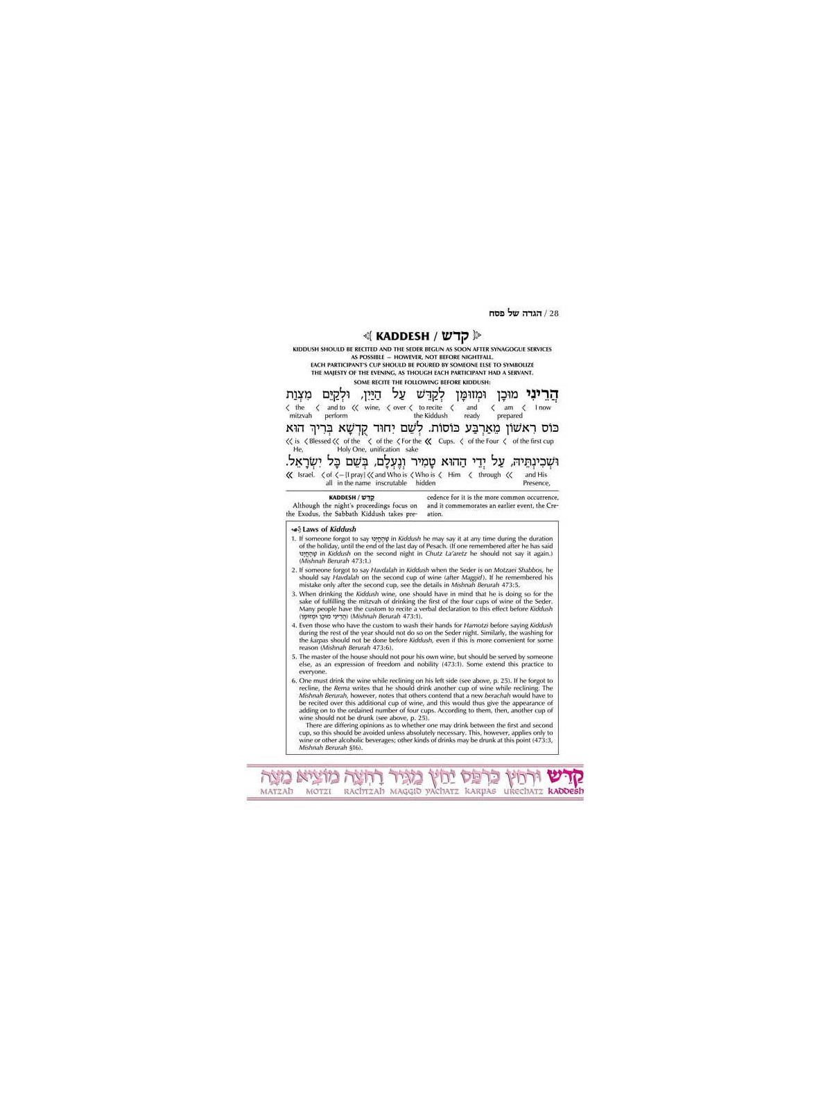 Schottenstein Ed Interlinear Haggadah - Paperback | Passover | Judaica