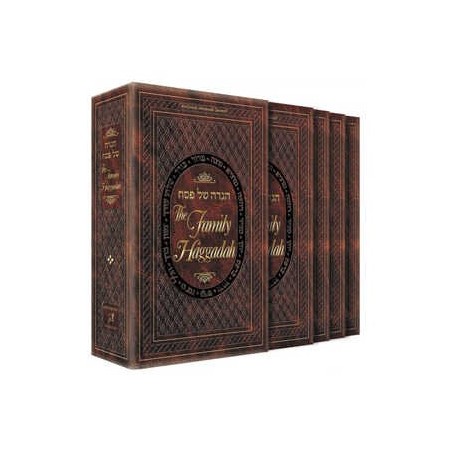 The Family Haggadah - Leatherette Eight Piece Slip | Passover | Judaic