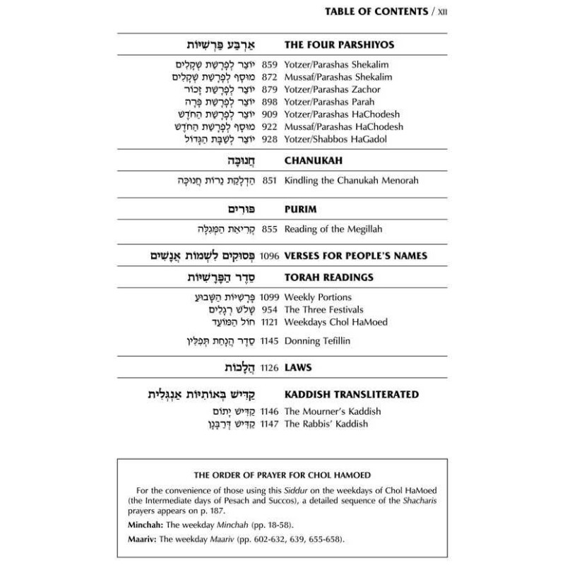 Interlinear Weekday Siddur: Full Size - Ashkenaz | Books | Judaica