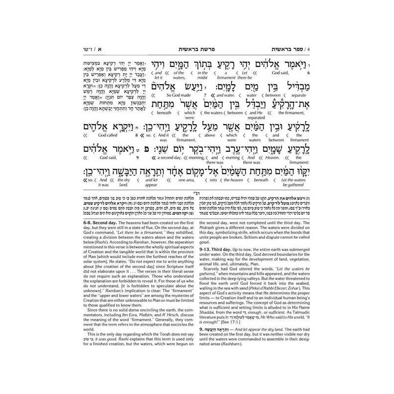 Interlinear Chumash Vol 1: Bereishis / Genesis | Books | Judaica