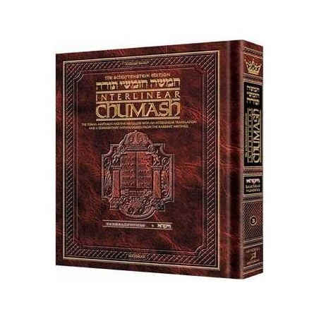 Schottenstein Ed Interlinear Chumash Vol 3: Vayikr | Books | Judaica