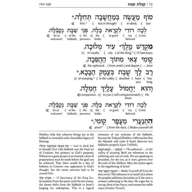 Interlinear Translated Sabbath & Festivals Siddur: | Books | Judaica