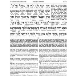 Schottenstein Ed Interlinear Chumash Vol 5: Devari | Books | Judaica