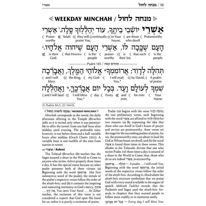 Interlinear Sabbath & Festivals Siddur Full Size A | Books | Judaica