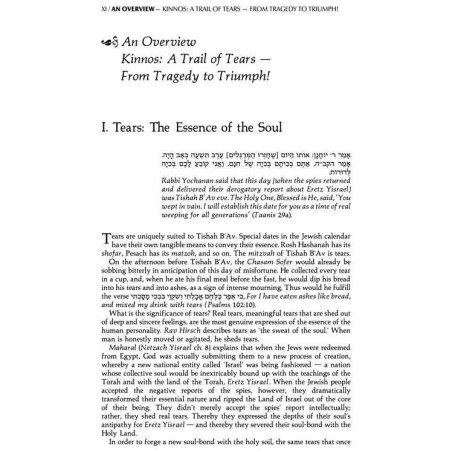 Hebrew/English Kinnos / Tishah B'av Service - Ashk | Books | Judaica