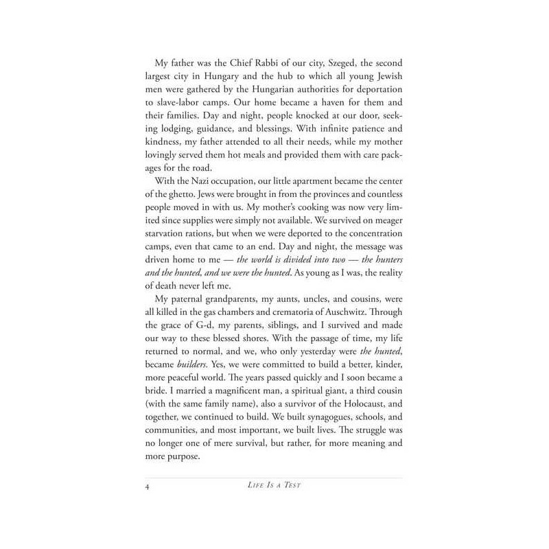 Life Is A Test - Hardcover | Books | Judaica