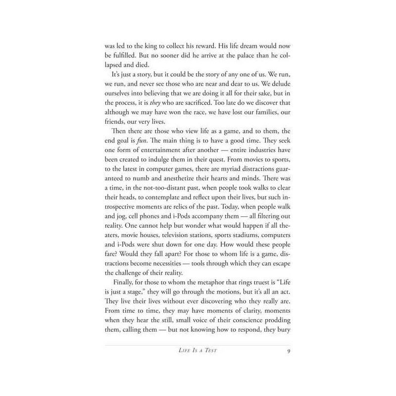 Life Is A Test - Hardcover | Books | Judaica