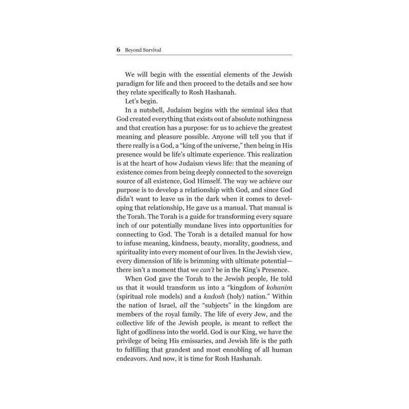 Beyond Survival - Hardcover [K'HAL Publishing] | Books | Judaica