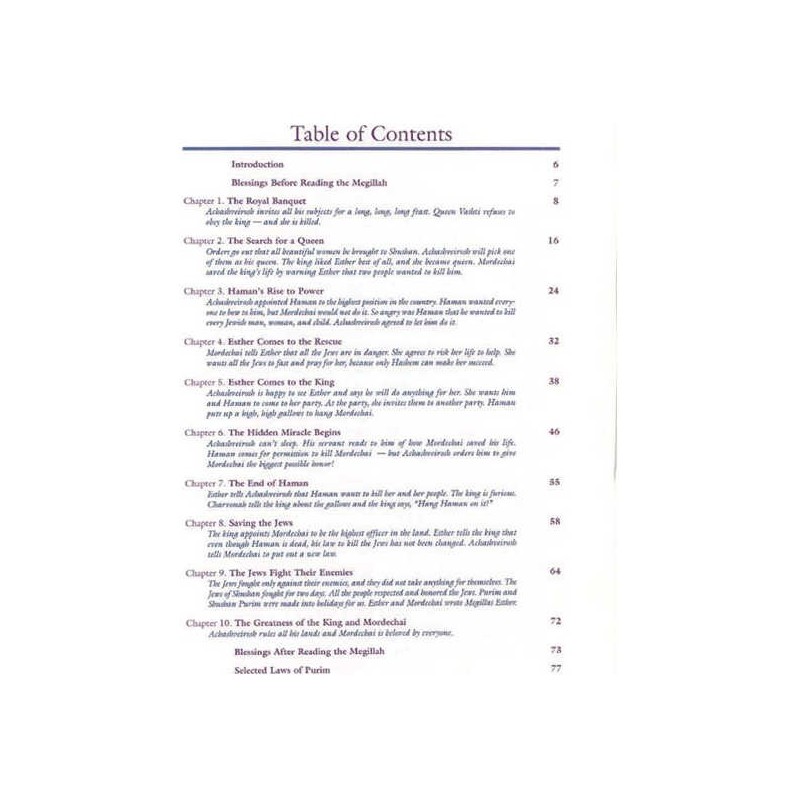 The Artscroll Children's Megillah - Hardcover | Books | Judaica