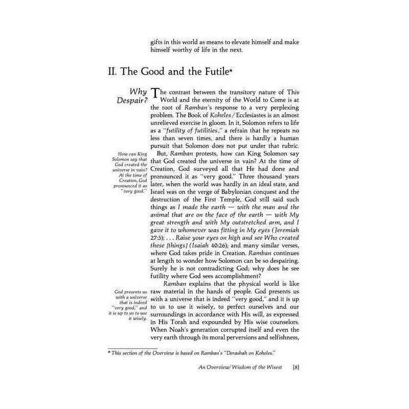 Mishlei / Proverbs - Volume 1 - Hardcover | Books | Judaica