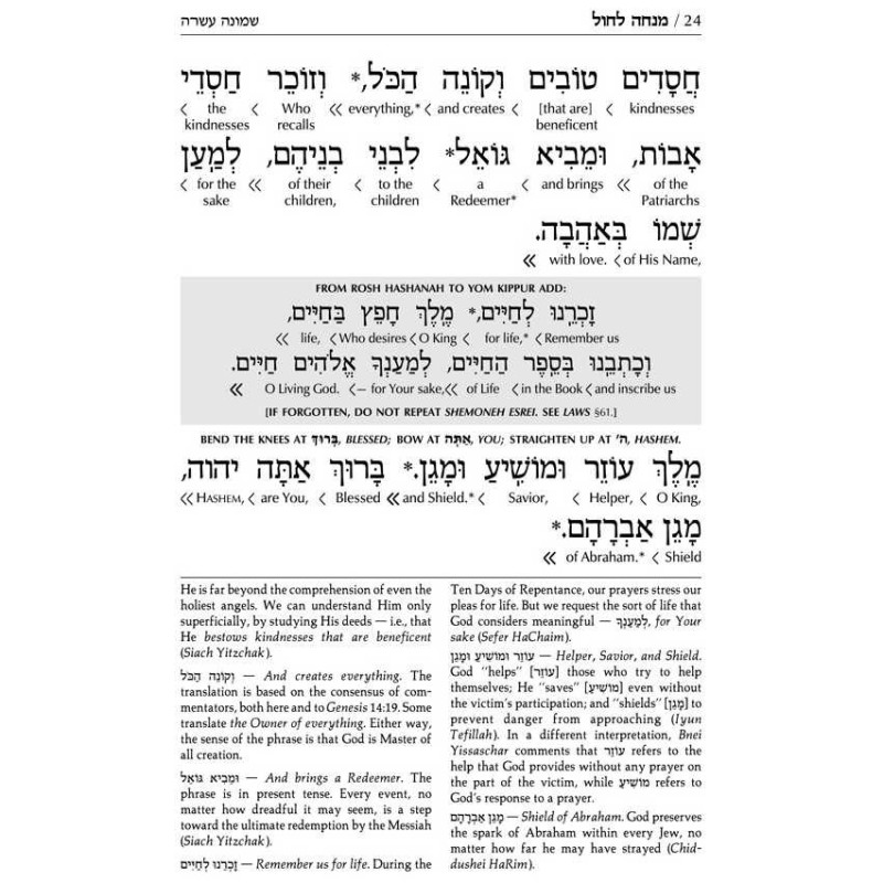 Interlinear Sabbath & Festivals Siddur Pocket Size | Books | Judaica