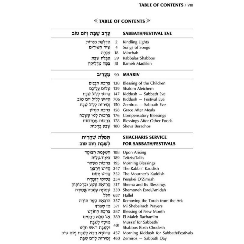 Interlinear Sabbath & Festivals Siddur Pocket Size | Books | Judaica