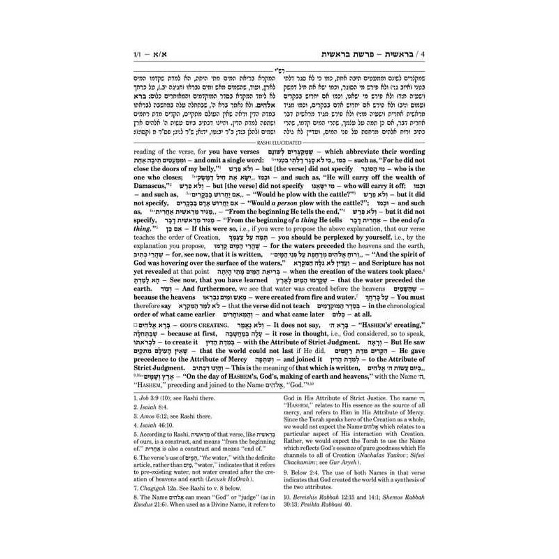 Sapirstein Edition Rashi - Full - Size - 5 Volume  | Books | Judaica