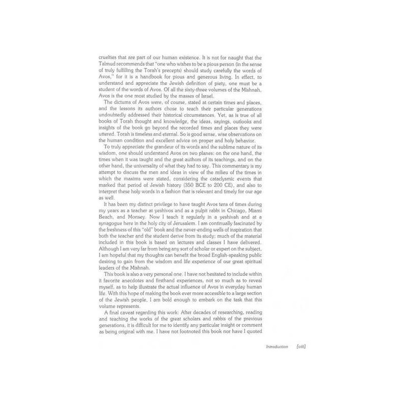 Pirkei Avos : Teachings for Our Times | Books | Judaica